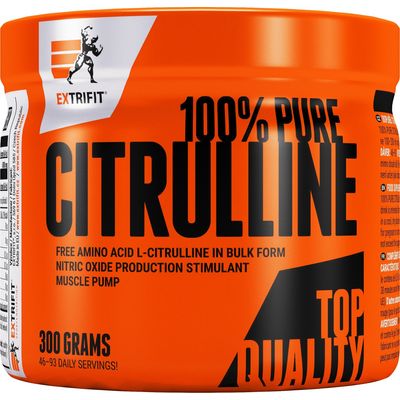 Extrifit 100% Pure Citrulline 300 g - pomeranč