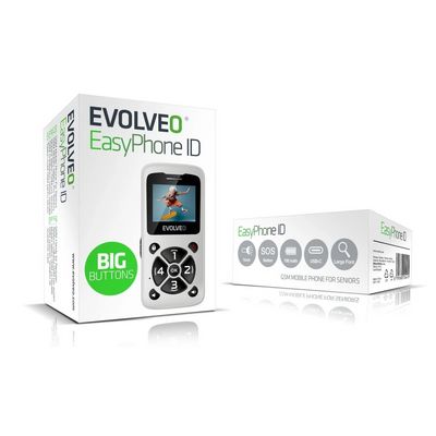 EVOLVEO EasyPhone ID bílý