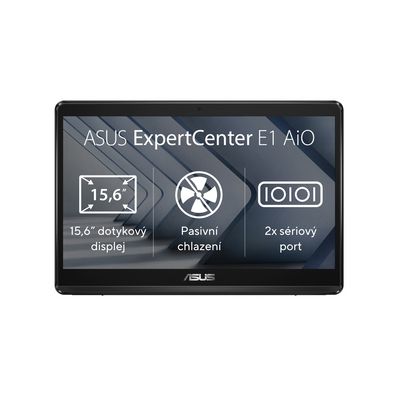 ASUS ExpertCenter E1 E1600WKAT-BA042M Black dotykový