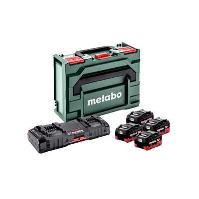 Metabo sada 4x LiHD 10Ah + ASC 145 duo, metaBOX (685143000)