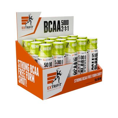 Extrifit BCAA 5000 2:1:1 Shot 15 x 90 ml - hrozno