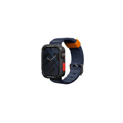 SKINARMA Shokku řemínek pro Apple Watch 45/44/42 mm, Blue