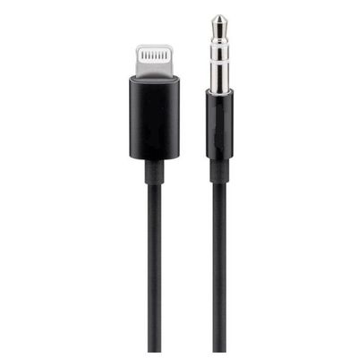 Apple Lightning audio redukční kabel na 3.5 mm stereo jack, 1 m, černý - rozbalené / použité