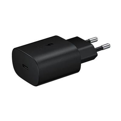 Samsung rychlonabíječka EP-TA800, USB-C, bez kabelu, 25W černá - rozbalené / použité