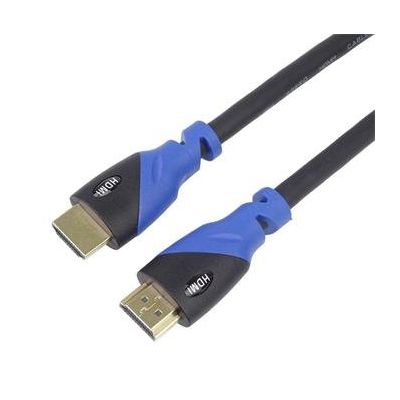 PremiumCord 4K HDMI 2.0b High Speed + Ethernet kabel, zlacené pružné konektory, 0,5m - rozbalené / použité