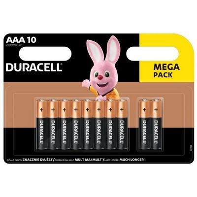 Duracell Basic alkalická baterie, 10 ks (AAA)