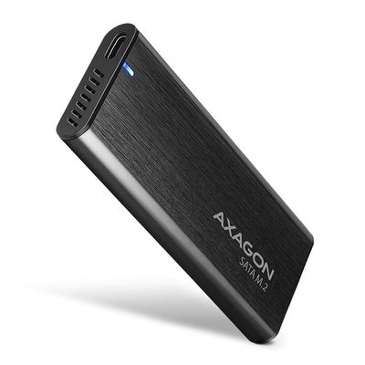 AXAGON EEM2-SBC USB-C 3.2 Gen 2 - M.2 SATA SSD RAW box - rozbalené / použité