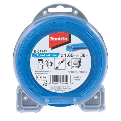 Makita struna nylonová 1,65mm, modrá, 30m, speciální pro aku stroje