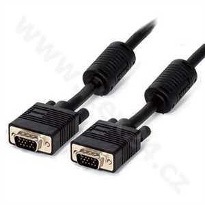 Přípojný VGA kabel k monitoru 15M/15M 3M (stíněný)