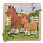 Bigjigs Toys puzzle - Kůň s hříbátkem