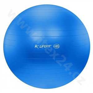 LifeFit Anti-Burst 85 cm, modrý gymnastický míč