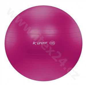 LifeFit Anti-Burst 85 cm, bordó gymnastický míč