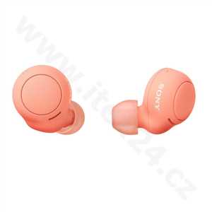 Sony sluchátka WF-C500 bezdrátová, oranžová