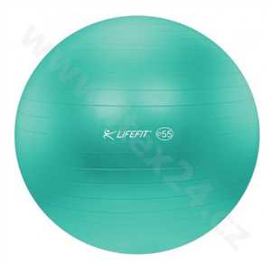 LifeFit Anti-Burst 55 cm, tyrkysový gymnastický míč