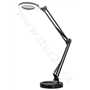IMMAX LED stolní lampička ZOOM s lupou 12W stmívatelná černá